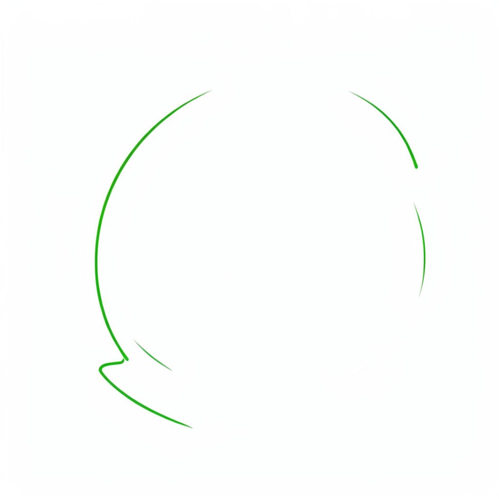 Disegno lineare minimale di un piccolo dispositivo da manubrio di bicicletta su sfondo crema, stile essenziale e pulito